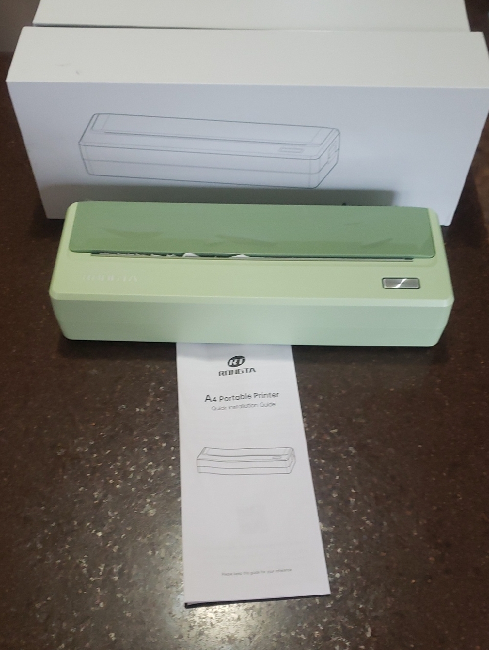 Rongta Portable Printer for Home Use, Small Thermal Printer Support 8.5'' x 11''